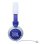 Auriculares JBL Junior 320 com fio Jack 3.5 mm para crianças com microfone azul