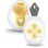 Extracteur de lait Medela Solo Électrique Conception compacte Blanc Jaune