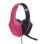 Auriculares Trust GXT 790 con cable, jack 3,5 mm, gaming, micrófono abatible, negro y rosa