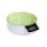 Balance de cuisine MELCHIONI FAMILY Allegra WV 5 kg LCD bol vert blanc