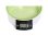 Balance de cuisine MELCHIONI FAMILY Allegra WV 5 kg LCD bol vert blanc