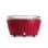 Barbecue LOTUSGRILL G435 U RD Rot 40,5 cm Edelstahl Kettle Tragetasche