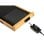 Parrilla Melchioni Bamboo Grill 1800 W Schwarz Holz abnehmbare Platten 43 x 23 cm