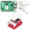 Barebone Raspberry KITPI52GB ARM 2GB SD Non Inclus Boitier Blanc Rouge Alimentation USB-C