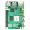 Barebone Raspberry KITPI52GB ARM 2GB SD Non Inclus Boitier Blanc Rouge Alimentation USB-C