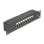 Panel de parcheo DeLock 43304 16 puertos RJ45 Cat6 rack 1U negro