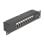 Panel de parcheo DeLock 43304 16 puertos RJ45 Cat6 rack 1U negro