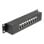 Panel de parcheo DeLock 43304 16 puertos RJ45 Cat6 rack 1U negro