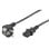 Cavo alimentazione Microconnect PE010405 0,5 m C13 angolato femmina PVC nero