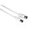 Cable coaxial Hama 00205028 1,5 m double blindage blanc
