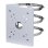 Support de montage Dahua PFA150-V3 universel pour mât, acier blanc, 15 cm