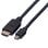 Adaptador de cable de vídeo ROLINE 11.04.5792 Mini DisplayPort a HDMI 3 m negro