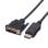Adapter VALUE 11995608 1,5 m DisplayPort auf DVI-D Schwarz