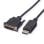 Adaptador de cable de vídeo ROLINE 11.04.5610 2 m DVI-D a DisplayPort negro