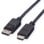 Adapter Videokabel ROLINE 11445780 DisplayPort auf HDMI 1 m Schwarz
