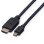 Adapterkabel ROLINE 11.04.5790 Mini DisplayPort auf HDMI 1 m Schwarz