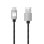 USB-Kabel TECHLY ICOC MU2AC-020-AL 2 m USB-A USB-C Schnellladung Geflochten
