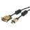 Adapter Videokabel ROLINE 11.04.5895 HDMI DVI 10 m Gold Schwarz