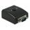 Changeur de genre Delock 87756 RS-232 à 2x USB 2.0 Type-B Noir ABS
