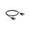 Câble série Delock 86608 RS-232 Sub-D9 femelle-femelle 1 m noir