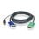 Cable KVM Aten 2L-5203U USB 3 m VGA SPHD-15 Negro Macho-Macho