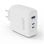 Chargeur INOVU ICU1A2C100WG USB-C Power Delivery 100W GaN blanc