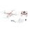 Drohne REVELL 23858 Quadrocopter mit Kamera 380 mAh Rot Weiß