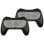 Grip para Comando Konix 61889000081 Preto Cinzento Compatível Switch 2 Pack 2
