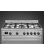 Cocina SMEG BG91X2 acero inoxidable 5 fuegos gas horno eléctrico 115 l