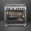 Cocina SMEG BG91X2 acero inoxidable 5 fuegos gas horno eléctrico 115 l