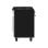 Cuisinière SMEG Concert CX61GMBL 4 feux gaz four électrique 70L inox noir