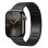 Bracelet Casyx WBD-STL42-0001 Acier Noir pour Apple Watch 42/49 mm