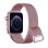 Bracelet Casyx WBD-MLN38-0003 42 mm Rose Acier Maille milanaise Apple Watch