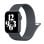 Bracelet Casyx WBD-MLN42-0005 Milanais 42 49 mm Graphite pour Apple Watch