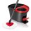 Mop VILEDA Turbo Smart Microfaser Rot Schwarz Einzeltank Ergonomischer Griff