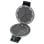 Gaufrier CLOER 181 Noir Blanc 930 W 20 cm revêtement antiadhésif