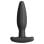 Plug anal ElectraStim Silicone Rocker Noire ergonómico silicona negro fácil limpieza
