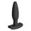 Plug anal ElectraStim Silicone Rocker Noire ergonómico silicona negro fácil limpieza