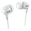 Auriculares Philips SHE3550WT com fio Jack 3.5mm In-Ear Graves Potentes Branco
