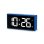 Despertador Hama Ibiza Digital Ecrã Multicolor Ajustável Carga USB Azul