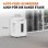 Destructeur de documents IDEAL 8285 coupe croisée 4 x 10 mm 350 feuilles 53 L