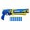 Pistola de brinquedo HASBRO Nerf Fortnite Half Tone Hero 12 dardos azul/amarelo