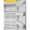 Frigorífico Una Puerta SMEG FAB28RYW6 No Frost 153cm 270L C Amarillo Retro