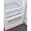 Frigorífico Una Puerta SMEG FAB28RPK6 No Frost 153cm 270L C Rosa