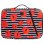 Notebook Tasche Exacompta Mohnblume Sleeve Case bis 16 Zoll Recycelt Schwarz Rot