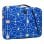 Notebook-Hülle EXACOMPTA Flower 16 Zoll Blau Weiß recycelter Polyester