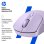 Ratón HP 400 Inalámbrico Dual Bluetooth/USB 2.4GHZ Silencioso Batería 24 Meses 6000DPI Silicona Suave Púrpura