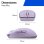 Ratón HP 400 Inalámbrico Dual Bluetooth/USB 2.4GHZ Silencioso Batería 24 Meses 6000DPI Silicona Suave Púrpura