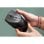 Souris BakkerElkhuizen Handshake Sans Fil/Bluetooth/USB-C 6400 DPI Noir Gris Gaucher Ergonomique