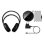 Auriculares Philips SHC5200M2/12 inalámbricos RF para TV con micrófono y cancelación de ruido negros